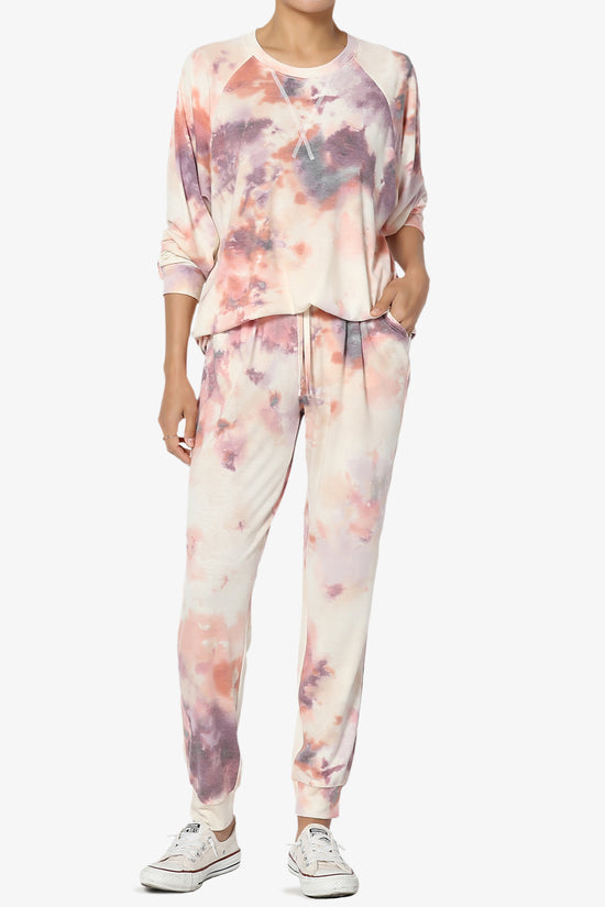 Shaniya Tie Dye Raglan Top & Jogger Pants Set