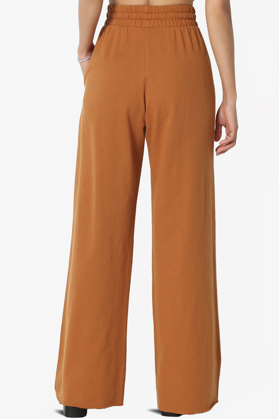 Nia Cotton Terry Wide Leg Track Pants PLUS