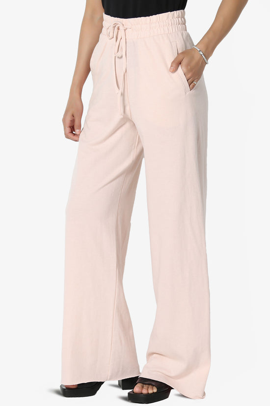 Nia Cotton Terry Wide Leg Track Pants PLUS