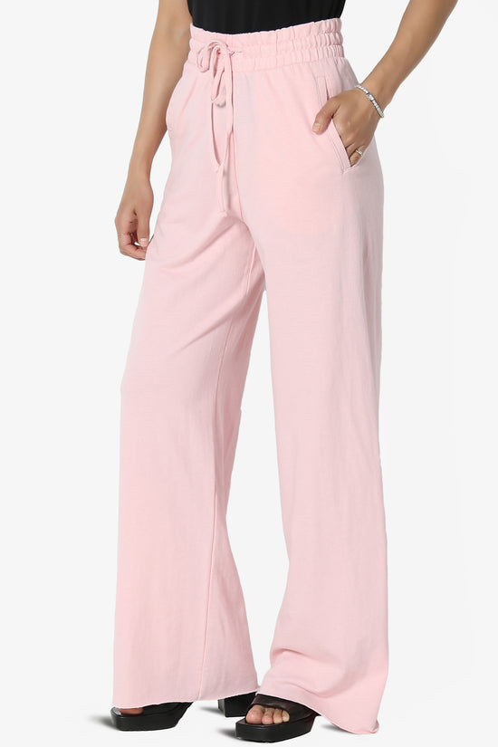 Nia Cotton Terry Wide Leg Track Pants PLUS