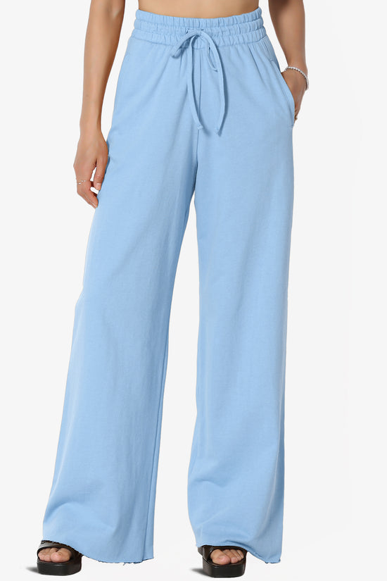 Nia Cotton Terry Wide Leg Track Pants PLUS