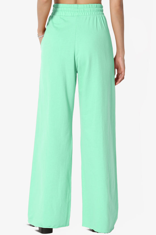 Nia Cotton Terry Wide Leg Track Pants PLUS