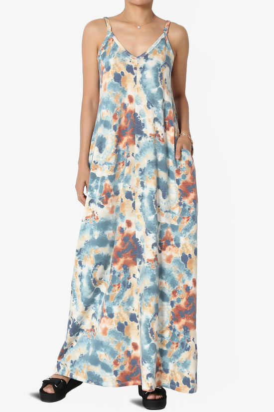 Moira Tie Dye Terry Cami Maxi Dress