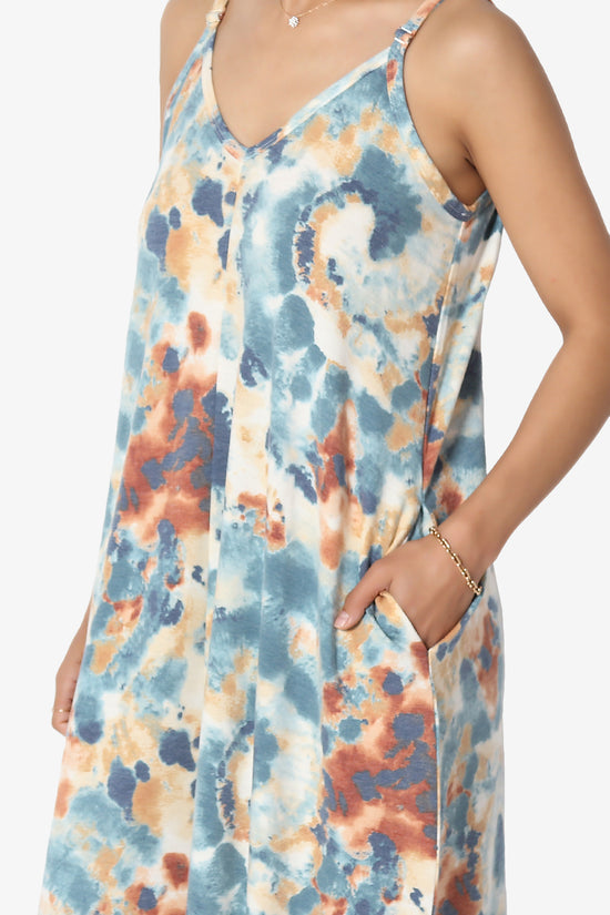 Moira Tie Dye Terry Cami Maxi Dress
