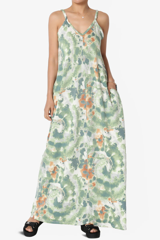 Moira Tie Dye Terry Cami Maxi Dress