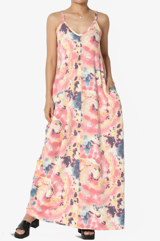 Moira Tie Dye Terry Cami Maxi Dress