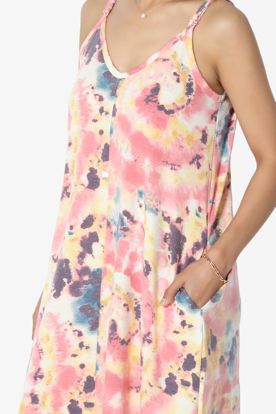 Moira Tie Dye Terry Cami Maxi Dress