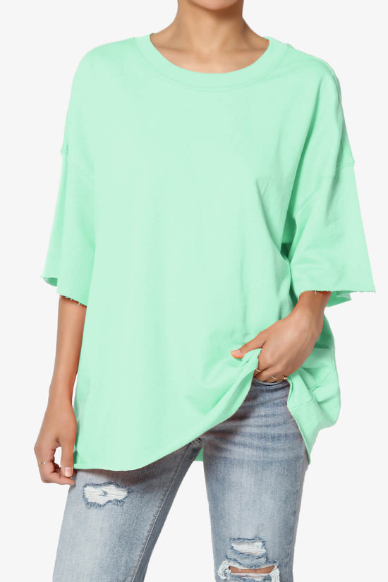 Danube Drop Shoulder Cotton Top MINT_1