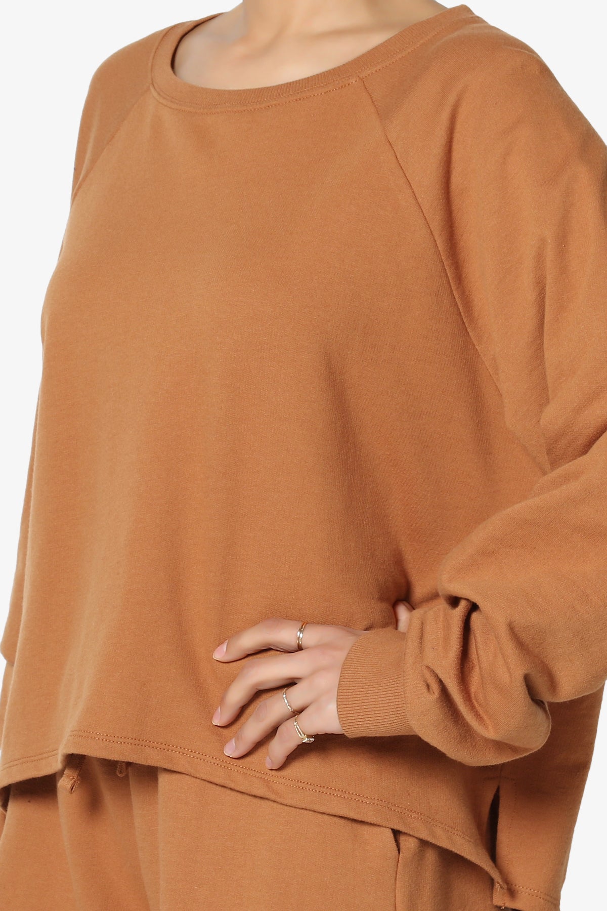 Crusade French Terry Oversized Crop Top & Shorts SET