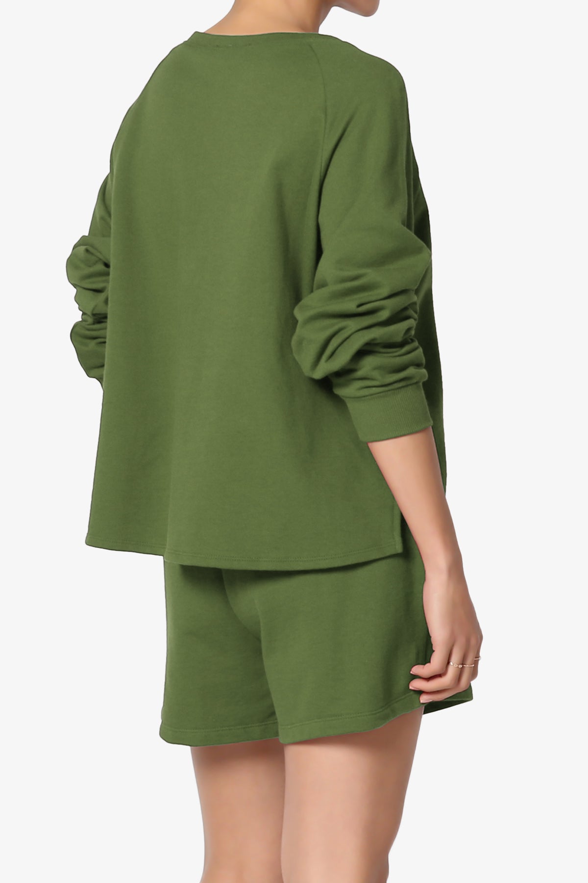 Crusade French Terry Oversized Crop Top & Shorts SET