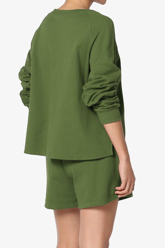 Crusade French Terry Oversized Crop Top & Shorts SET