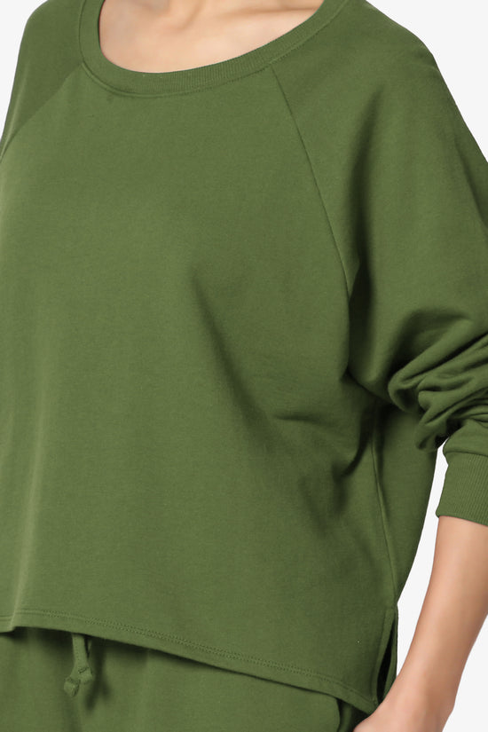 Crusade French Terry Oversized Crop Top & Shorts SET PLUS