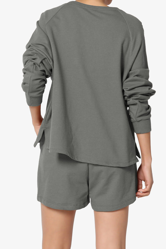 Crusade French Terry Oversized Crop Top & Shorts SET