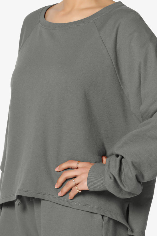 Crusade French Terry Oversized Crop Top & Shorts SET