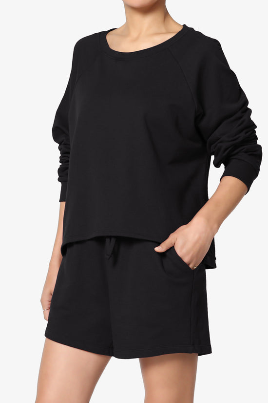 Crusade French Terry Oversized Crop Top & Shorts SET