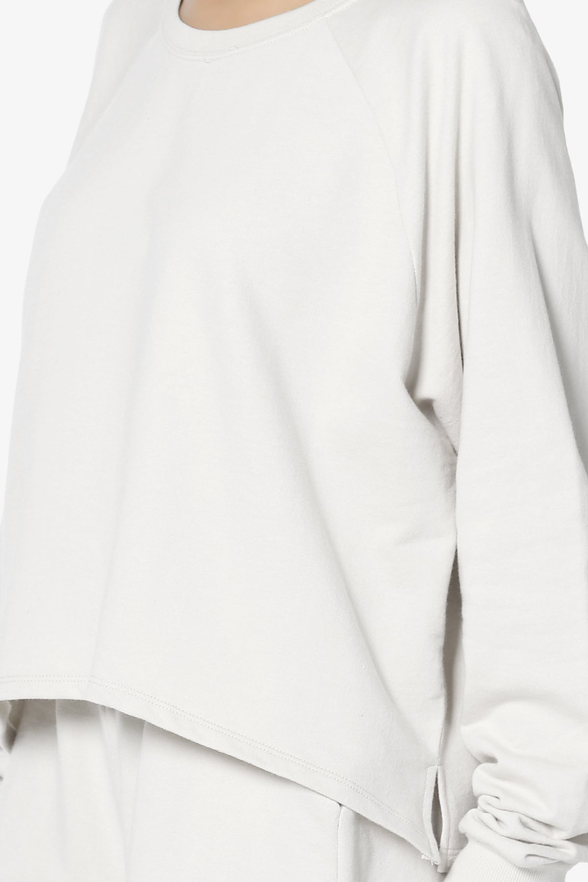 Crusade French Terry Oversized Crop Top & Shorts SET PLUS