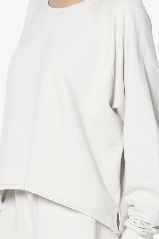 Crusade French Terry Oversized Crop Top & Shorts SET PLUS