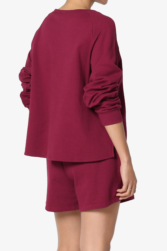 Crusade French Terry Oversized Crop Top & Shorts SET