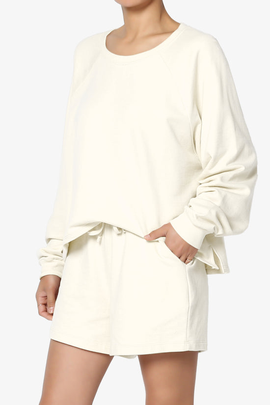 Crusade French Terry Oversized Crop Top & Shorts SET