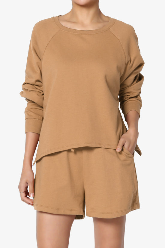 Crusade French Terry Oversized Crop Top & Shorts SET