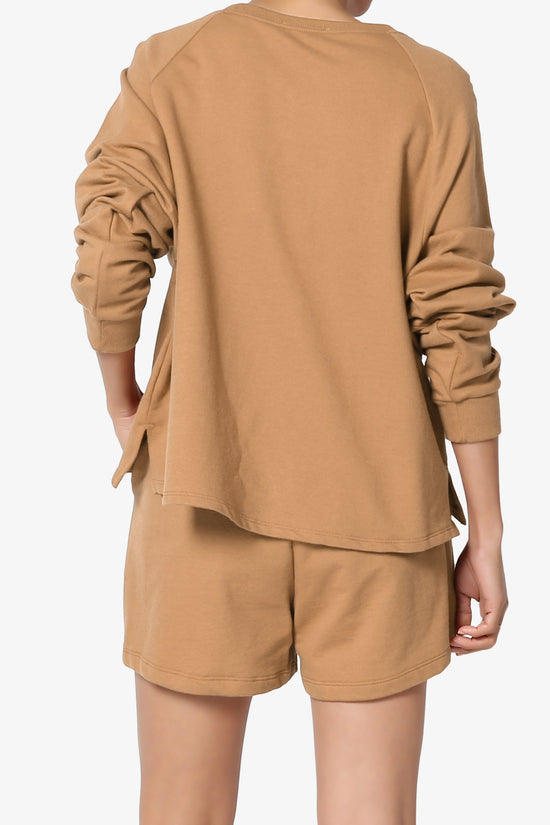 Crusade French Terry Oversized Crop Top & Shorts SET PLUS