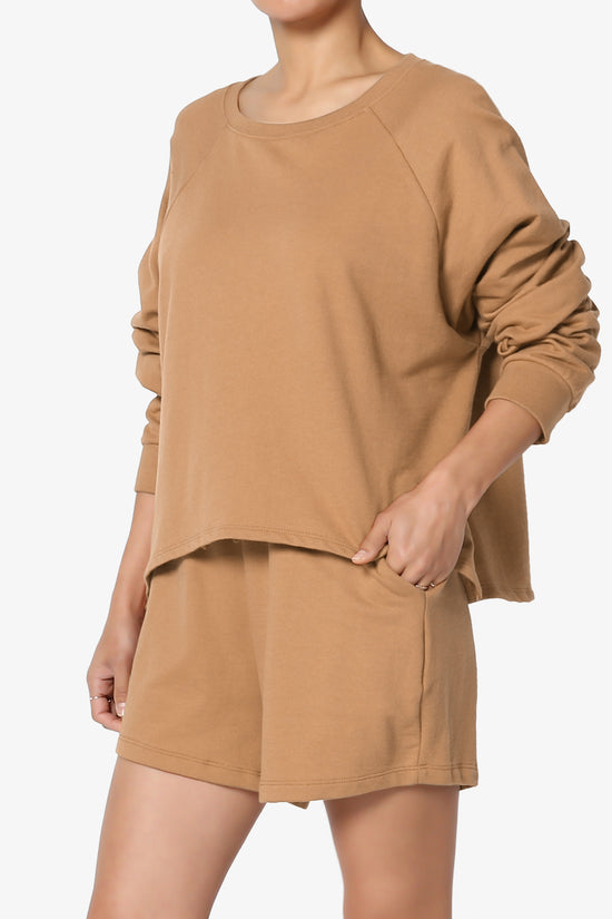 Crusade French Terry Oversized Crop Top & Shorts SET