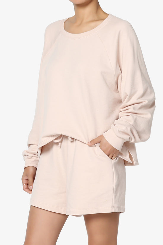 Crusade French Terry Oversized Crop Top & Shorts SET