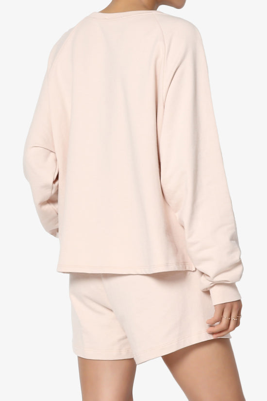 Crusade French Terry Oversized Crop Top & Shorts SET PLUS