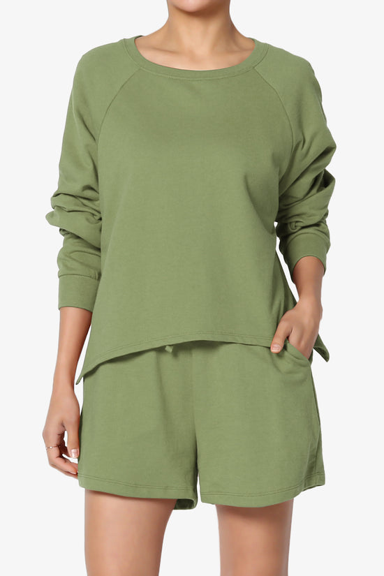 Crusade French Terry Oversized Crop Top & Shorts SET