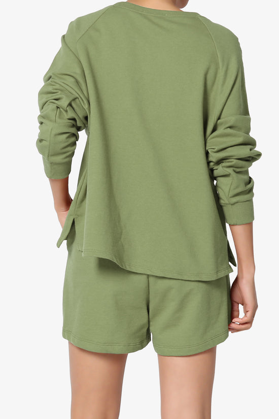 Crusade French Terry Oversized Crop Top & Shorts SET PLUS