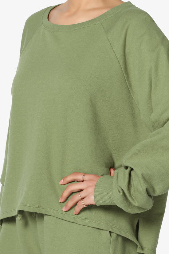 Crusade French Terry Oversized Crop Top & Shorts SET