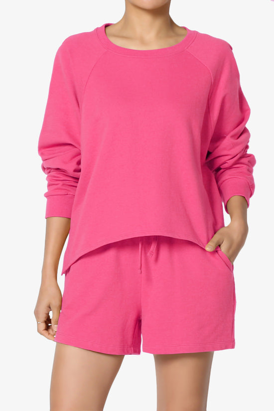 Crusade French Terry Oversized Crop Top & Shorts SET