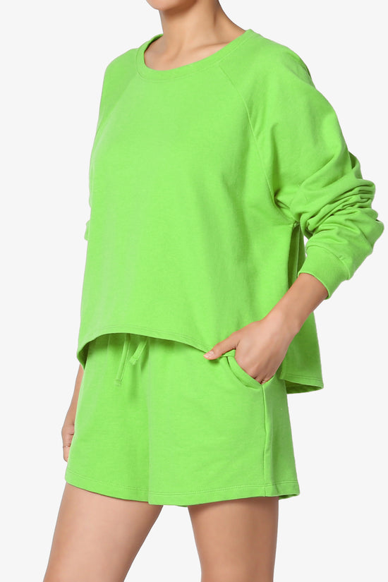 Crusade French Terry Oversized Crop Top & Shorts SET