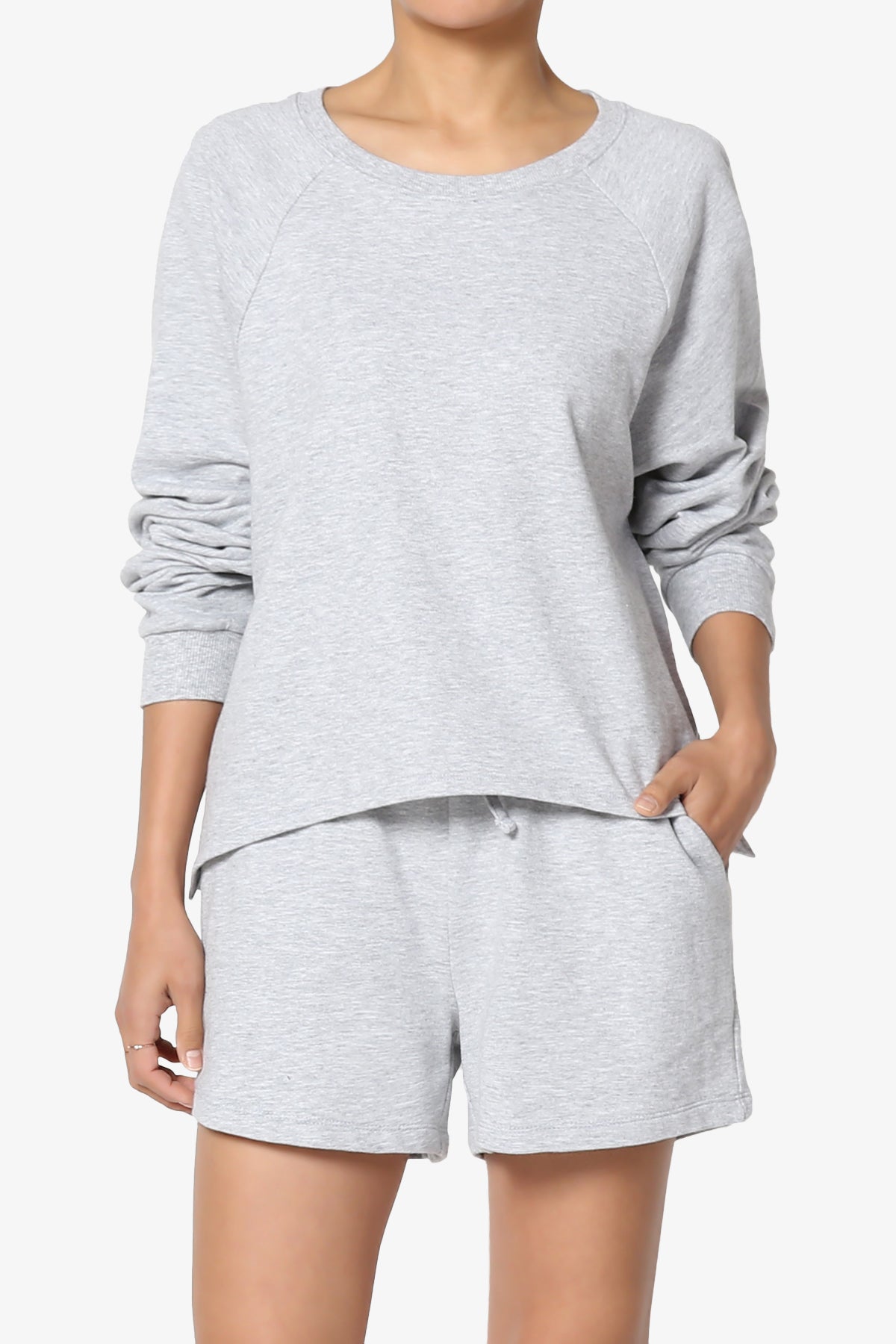 Crusade French Terry Oversized Crop Top & Shorts SET