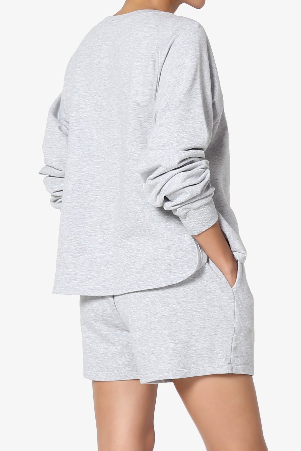 Crusade French Terry Oversized Crop Top & Shorts SET