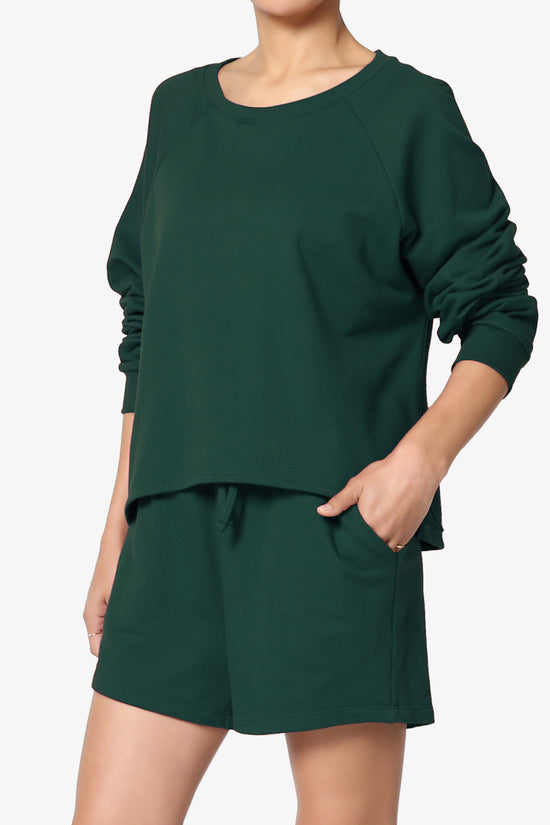 Crusade French Terry Oversized Crop Top & Shorts SET