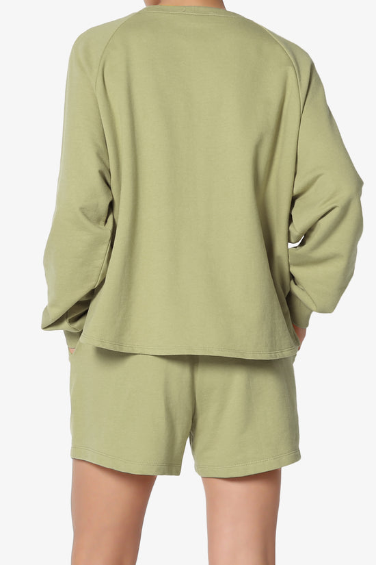 Crusade French Terry Oversized Crop Top & Shorts SET