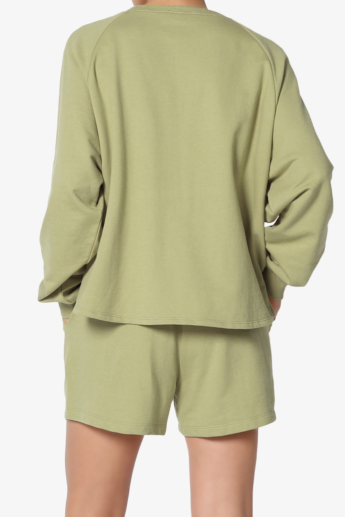 Crusade French Terry Oversized Crop Top & Shorts SET PLUS