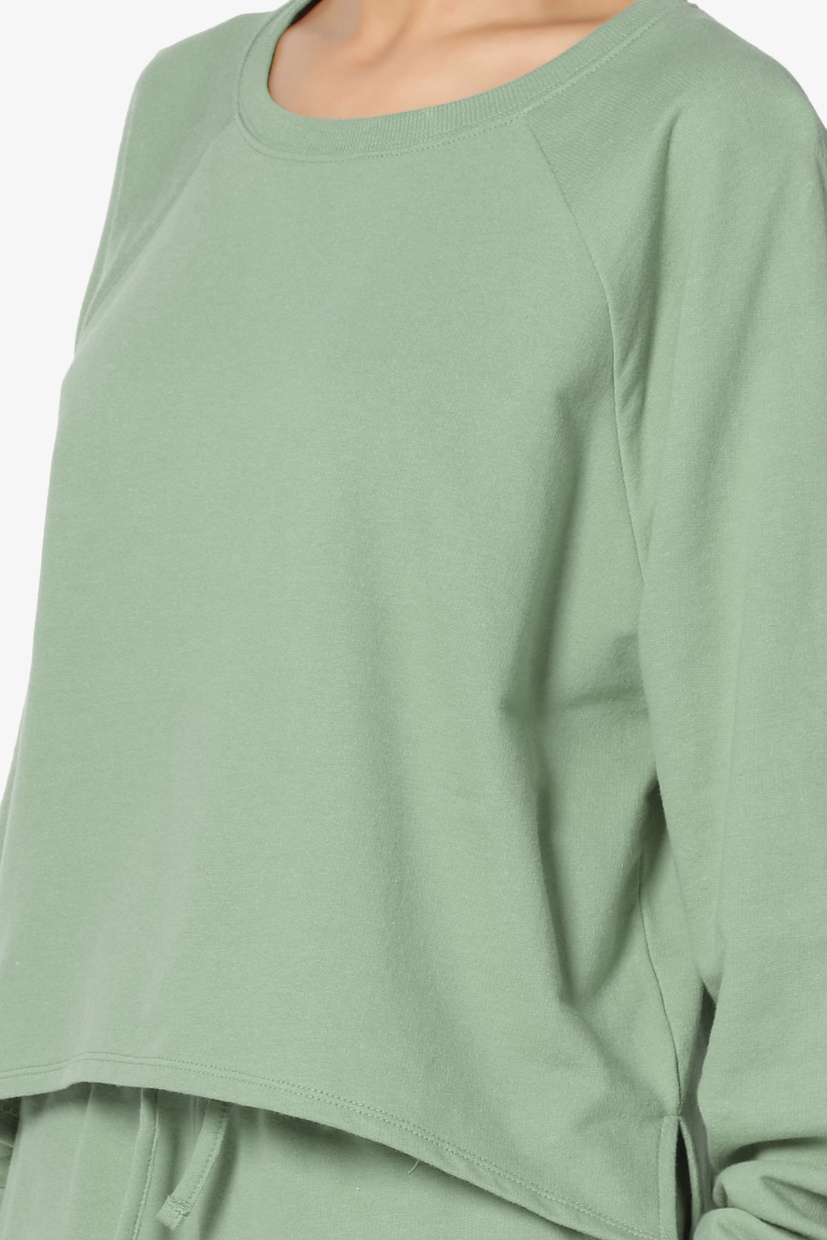 Crusade French Terry Oversized Crop Top & Shorts SET