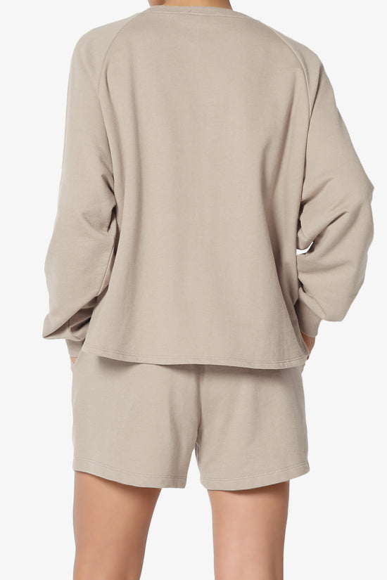 Crusade French Terry Oversized Crop Top & Shorts SET