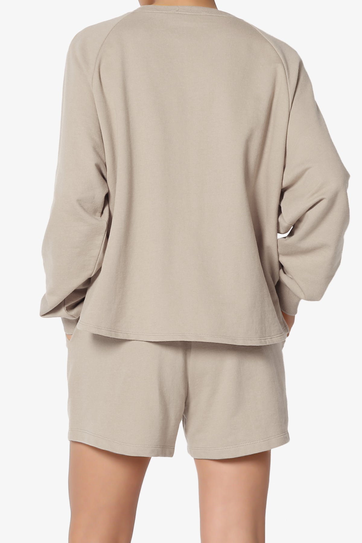 Crusade French Terry Oversized Crop Top & Shorts SET PLUS