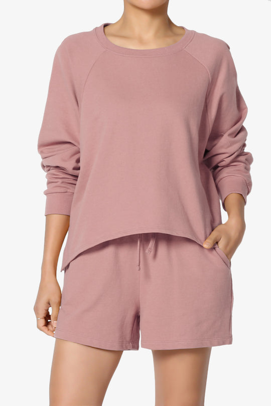 Crusade French Terry Oversized Crop Top & Shorts SET MORE COLORS