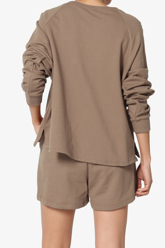 Crusade French Terry Oversized Crop Top & Shorts SET PLUS