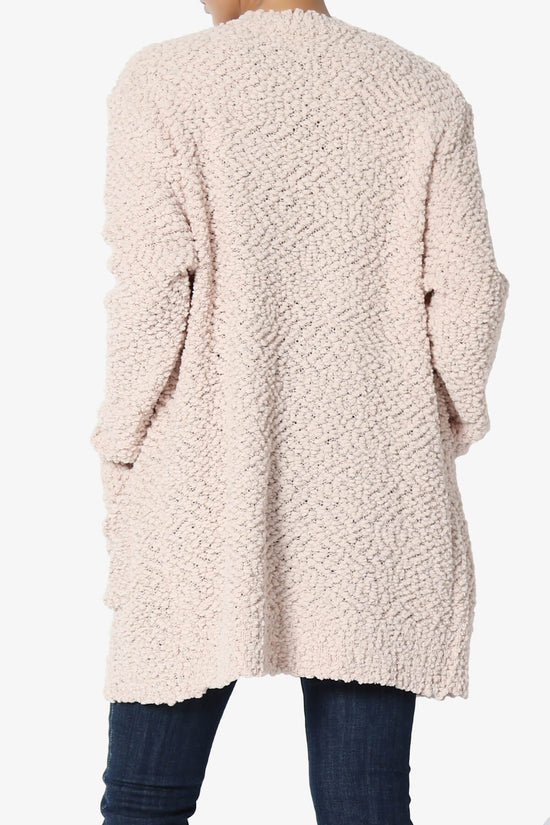 Barry Soft Popcorn Knit Sweater Cardigan DUSTY BLUSH_2