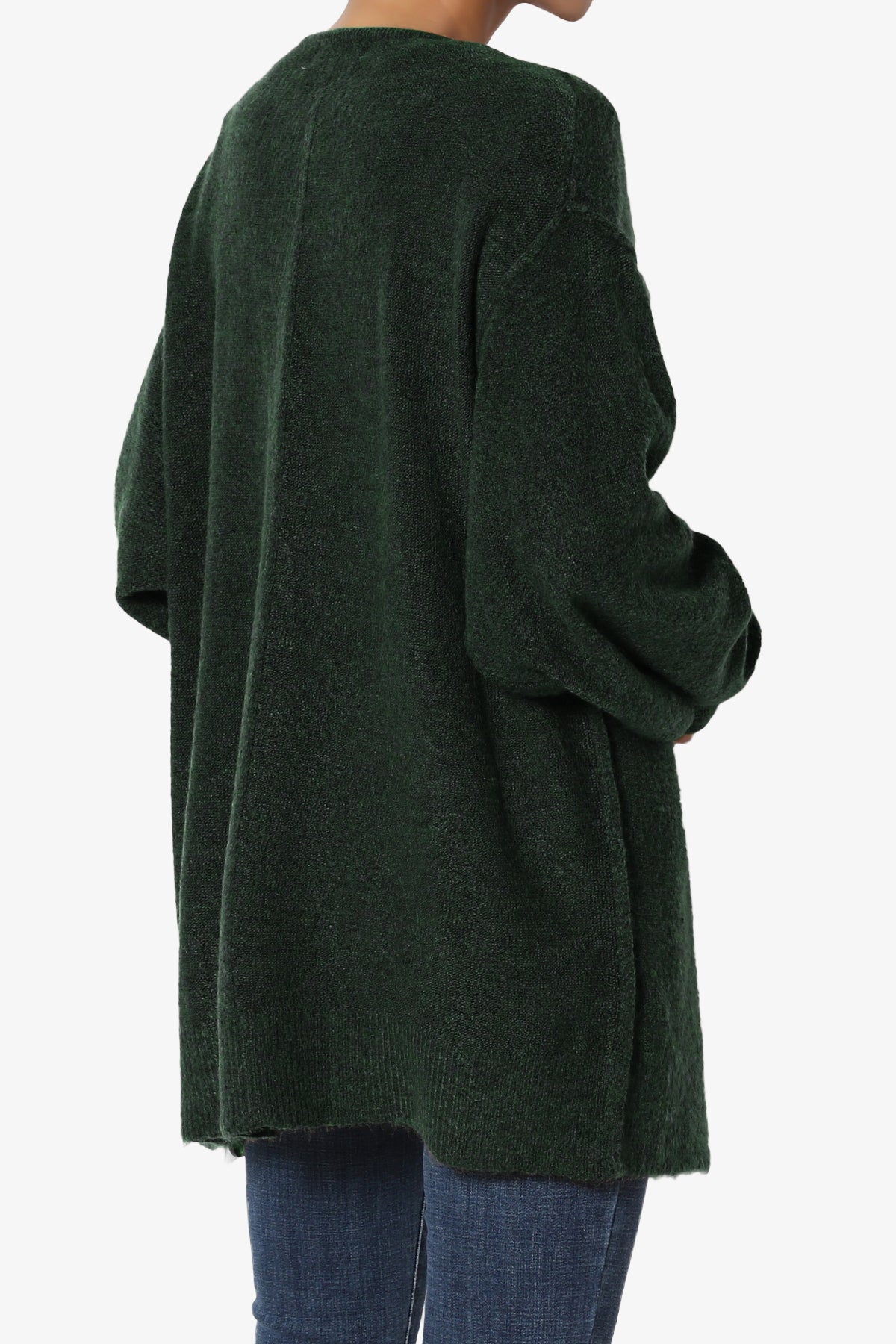 Taryn Loose Melange Knit Cardigan