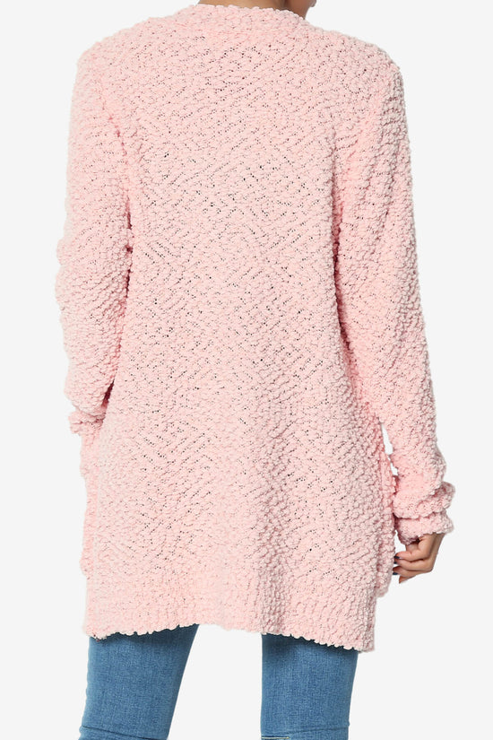 Barry Button Teddy Knit Sweater Cardigan DUSTY PINK_2