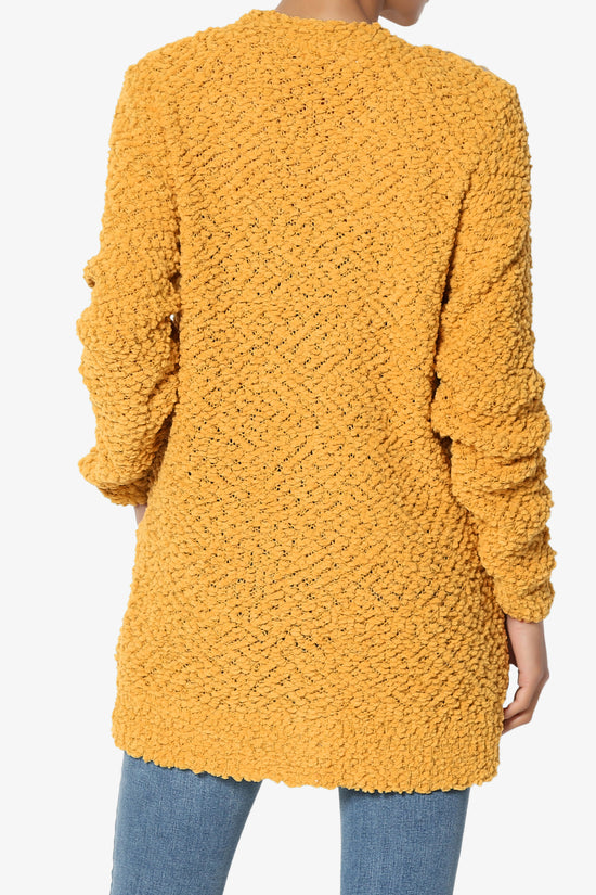 Barry Button Teddy Knit Sweater Cardigan GOLDEN MUSTARD_2