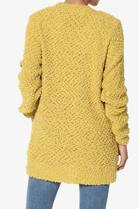 Barry Button Teddy Knit Sweater Cardigan WASABI_2